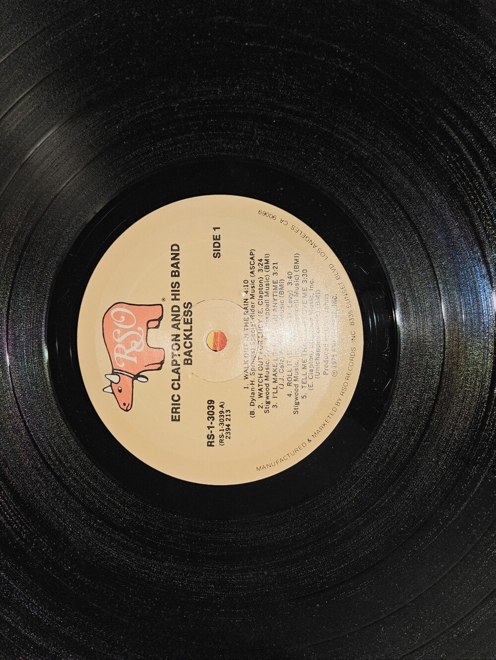 Eric Clapton Backless Vinyl Record 1978. - Picture 8 of 10